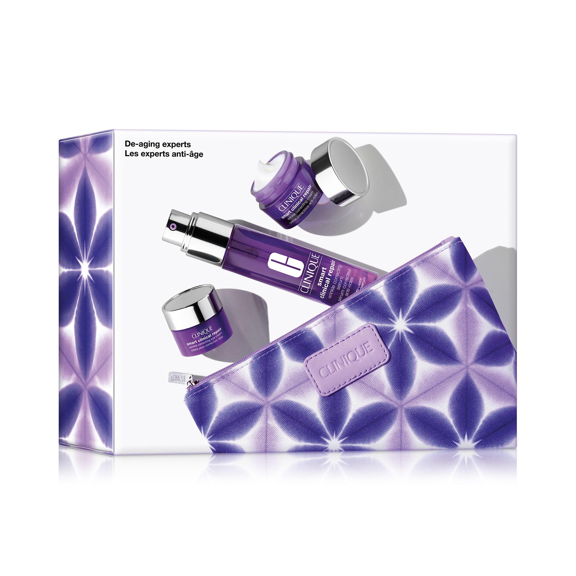 Poklon set protiv starenja: Smart Serum, Smart Cream i Smart Eye Contour Cream u putnoj veličini Luksuzni poklon setovi