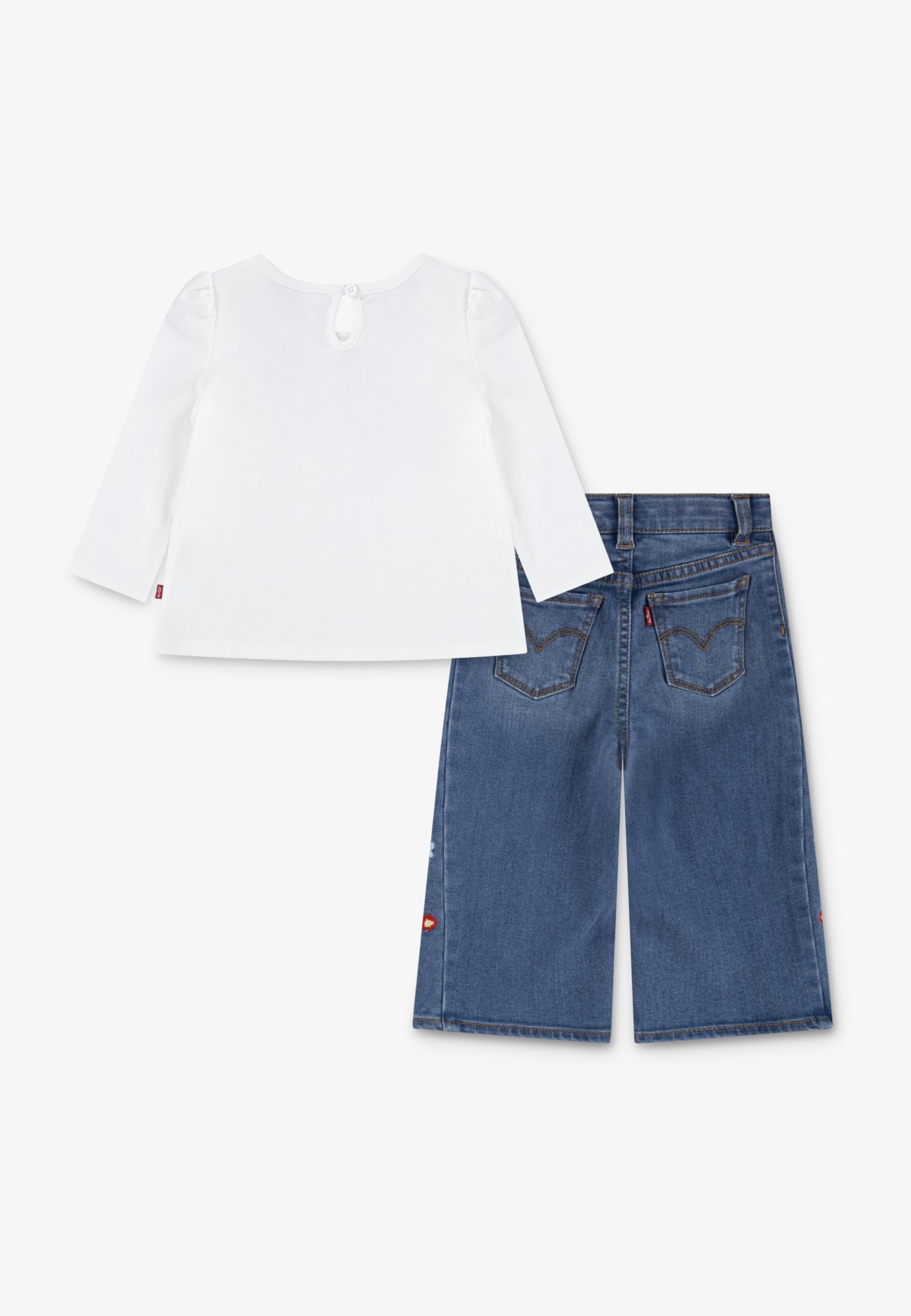 Levi's® SET - Relaxed fit jeans - blanc de blanc