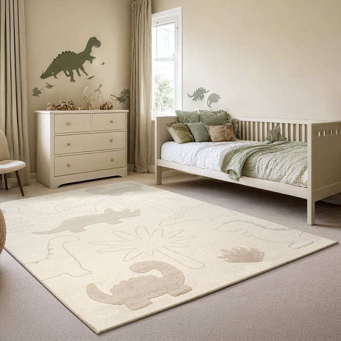 Alfombra infantil - THE CARPET - Elisa Kids - Crema - 80x150 cm