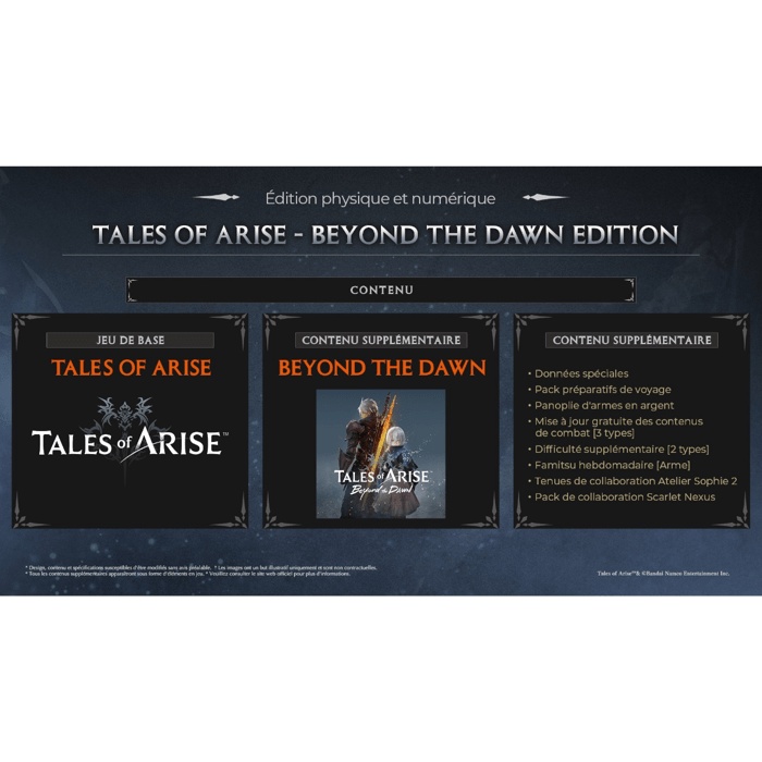 Tales of Arise - Beyond the Dawn Edition • Jeu Nintendo Switch 2