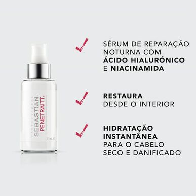 Sebastian Professionals Penetraitt Nuit Yöllinen Kosteuttava ja Korjaava Hiusseerumi 95 ml 95 ml