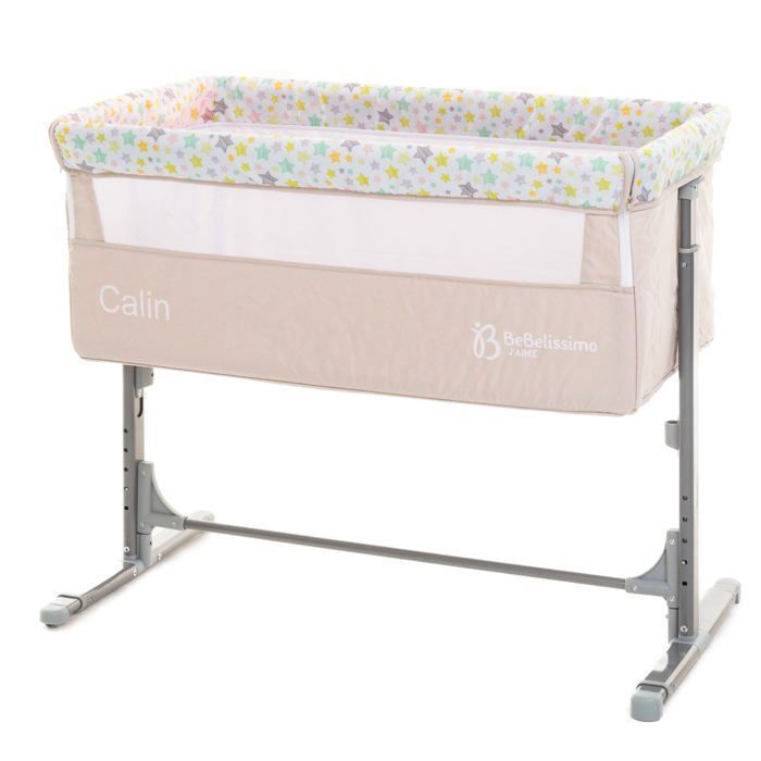 BEBELISSIMO - Culla co-sleeping - culla per neonati - lettino per neonati - Calin - dalla nascita - beige