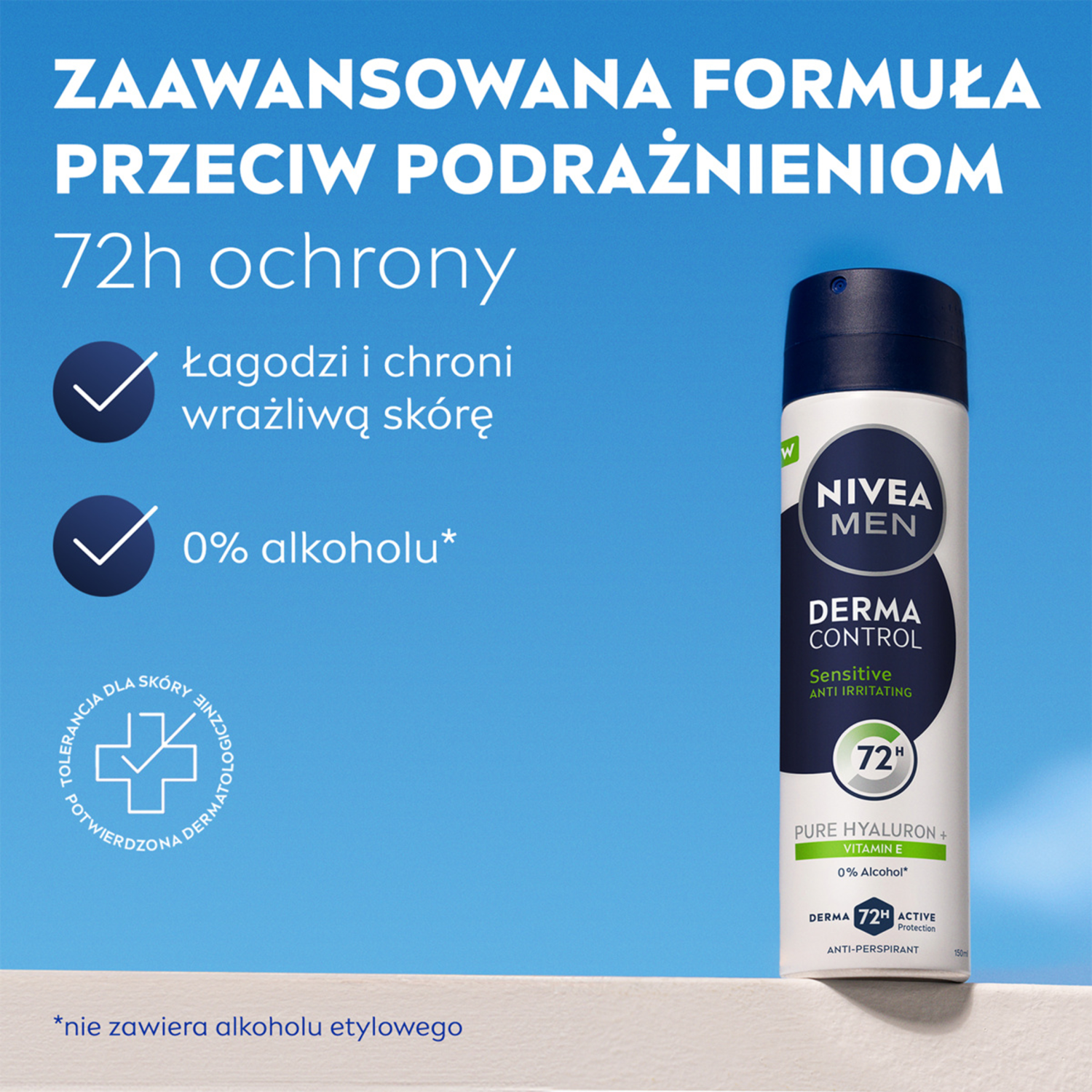 Nivea MEN Derma Control Sensitive 72h