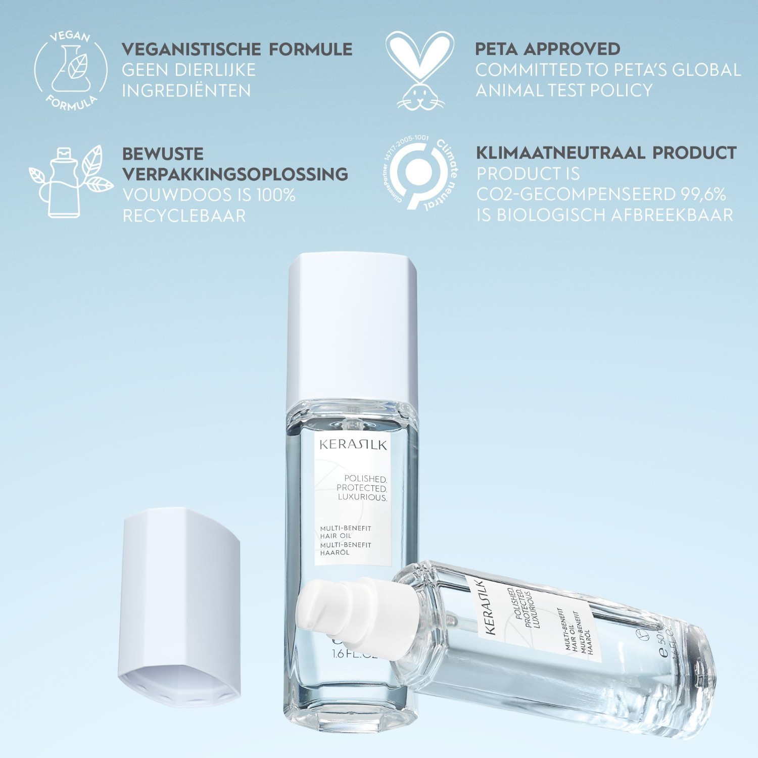 KERASILK olje za lase Večnamensko olje za lase - 50 ml