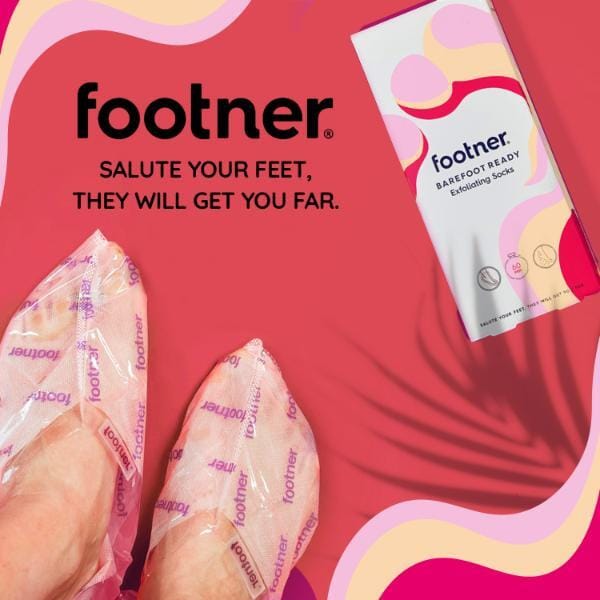 Footner eksfolierende sokker/fotmaske