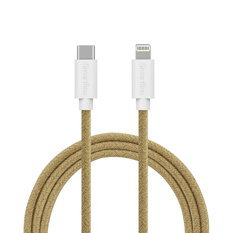 Cavo di ricarica Smartline da 2 m da USB-C a Lightning, sabbia soffice