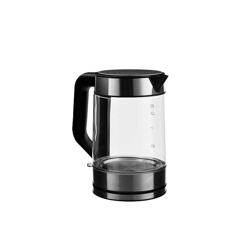 Bouilloire électrique Cuisine 1,7 l, verre/acier, Cuisine