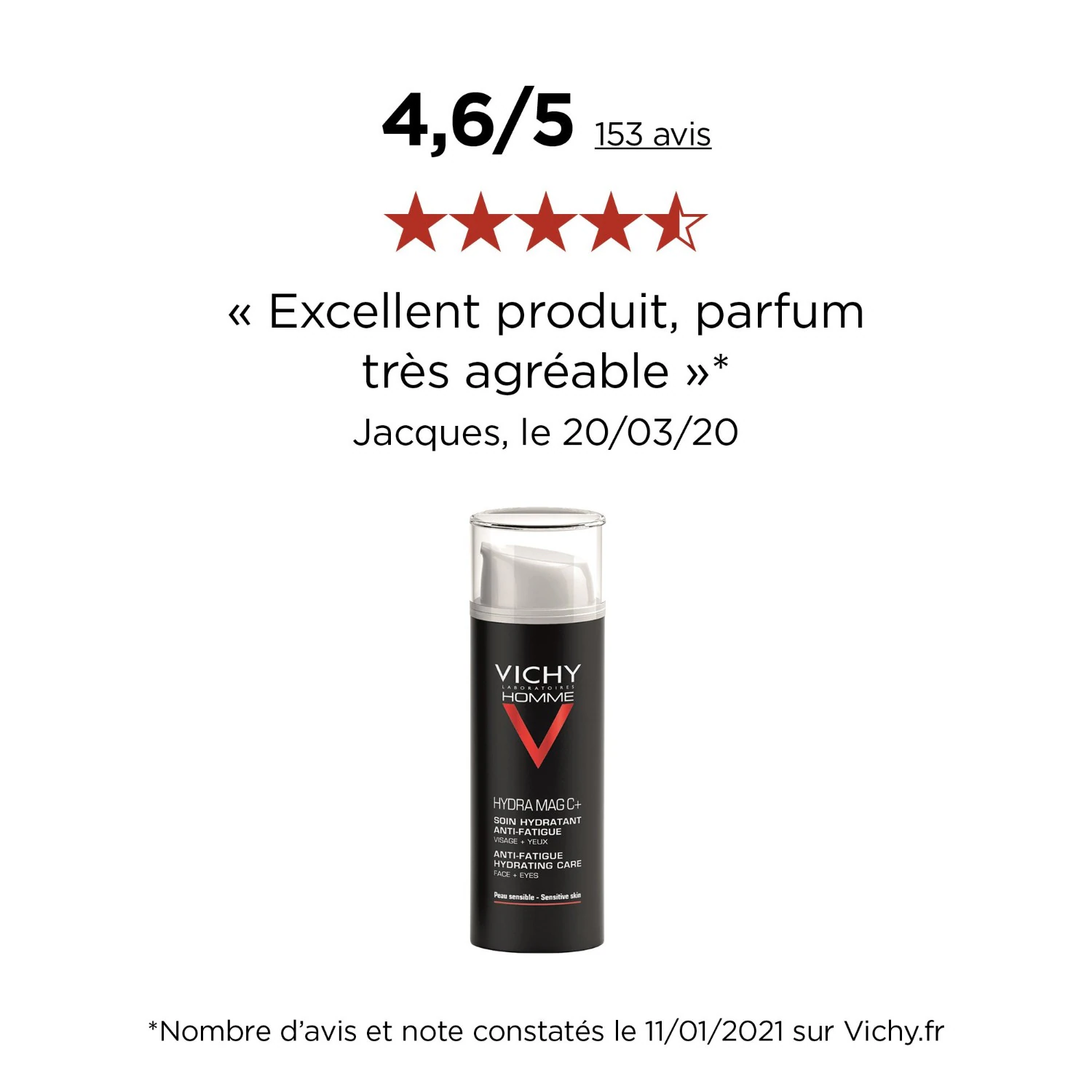 Vichy Hydra mag C: Soin hydratant anti-fatigue visage + yeux