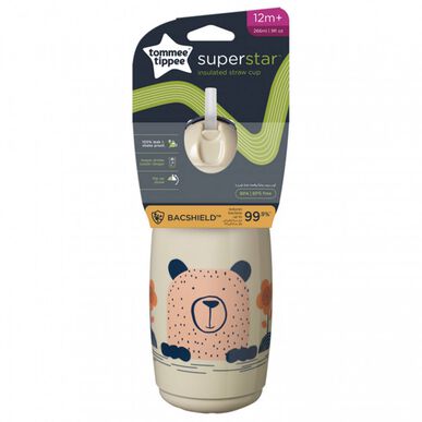 Termohrnek Tommee Tippee SuperStar, šedý, 12 ml, 266 ml