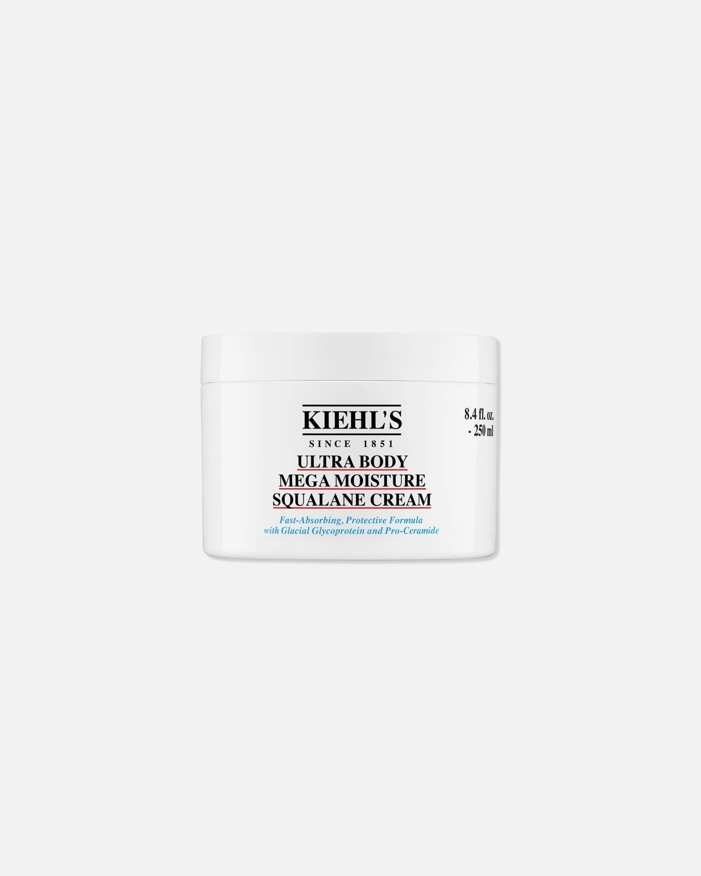 Kiehl's Ultra Body Mega Moisture -vartalovoide ja skvalaanivoide - 75 ml
