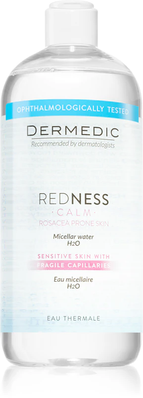 Dermedic Redness Calm micelárna voda pre citlivú pleť so sklonom k zafarbeniu