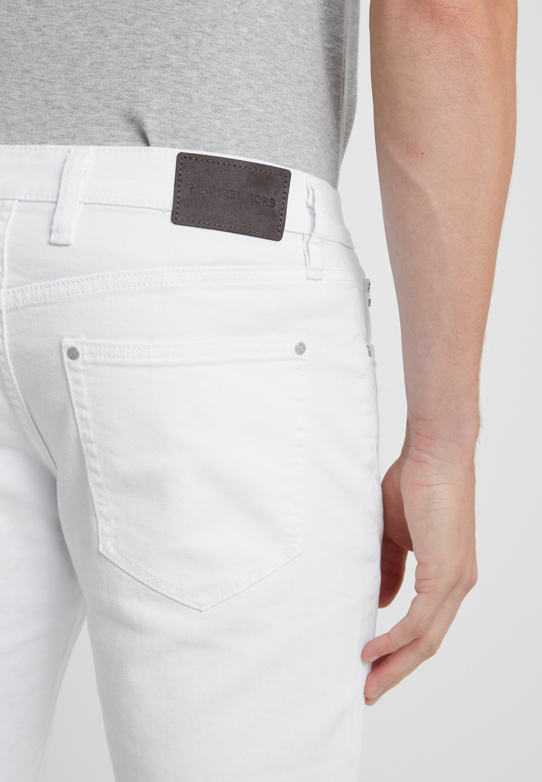 Michael Kors slim fit jeans - wit