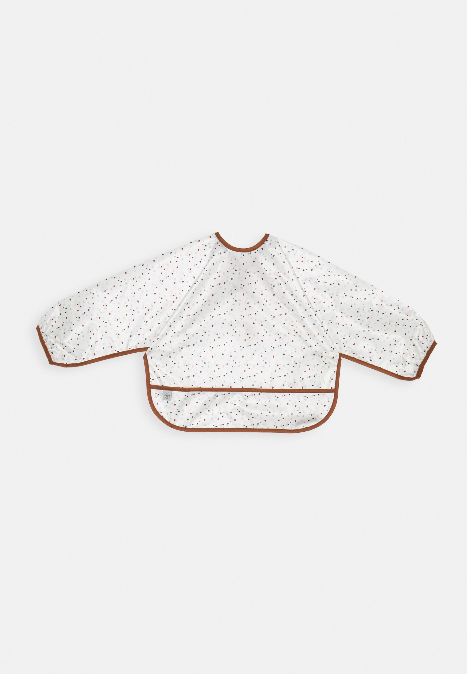 Bavoir à manches longues Lässig, motif petits moutons fermiers (lot de 2) - Blanc