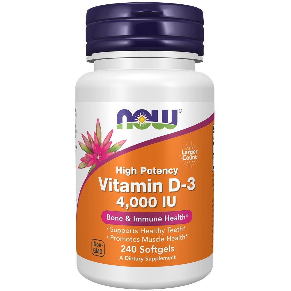 Now Foods Vitamin D3 4000 IE