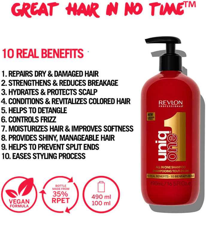 Revlon Professional UniqOne All In One Classsic vyživující šampon pro všechny typy vlasů