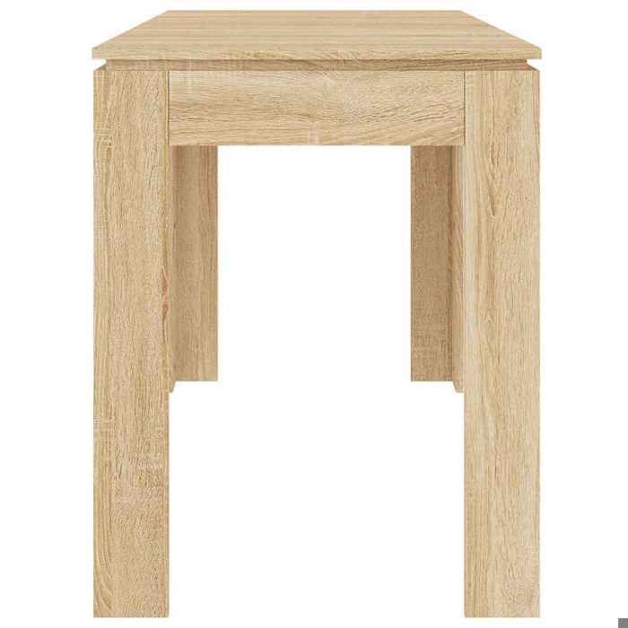 Preço baixo - Móveis para sala de estar/cozinha - Somente mesa de jantar - Carvalho Sonoma 120x60x76 cm Madeira engenheirada (904685960911)