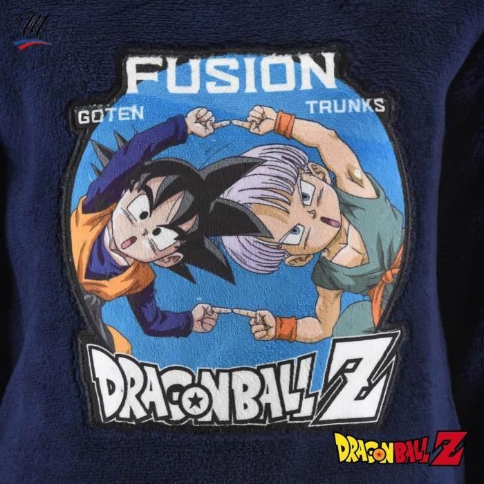 Boys' Fleece Pyjama Set - DRAGON BALL Z - Gotenk Fusion - Blue - Child - 100% Polyester