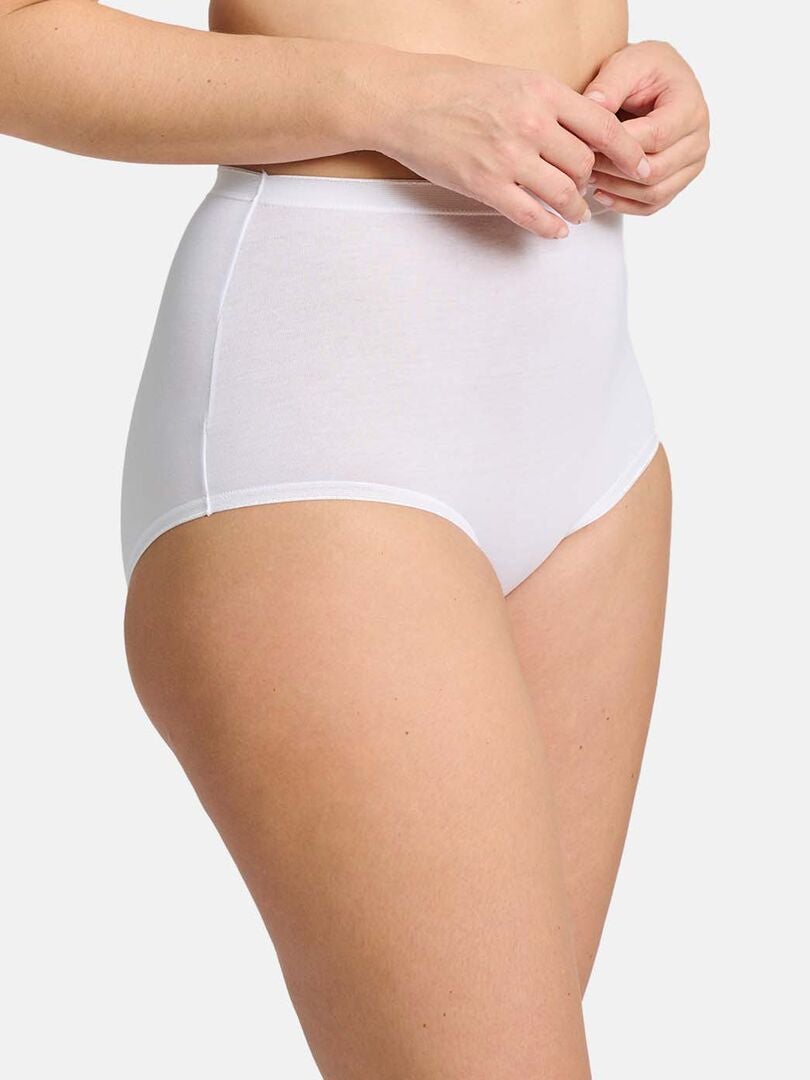Set van 3 'Sans Complexe' maxi slips - wit