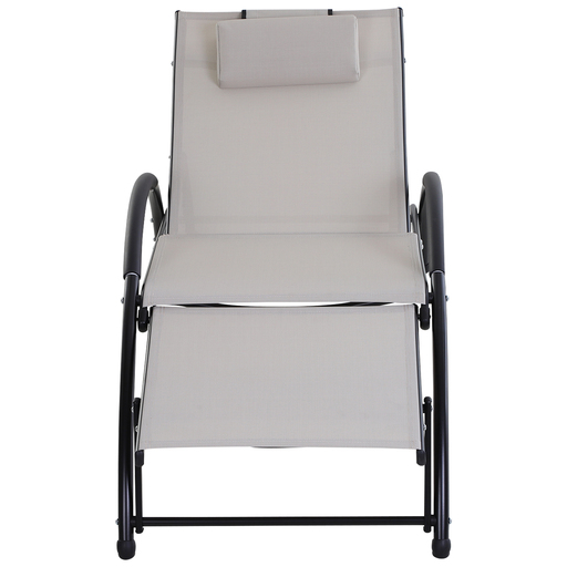  Șezlong extensibil Outsunny 84b-447bg
