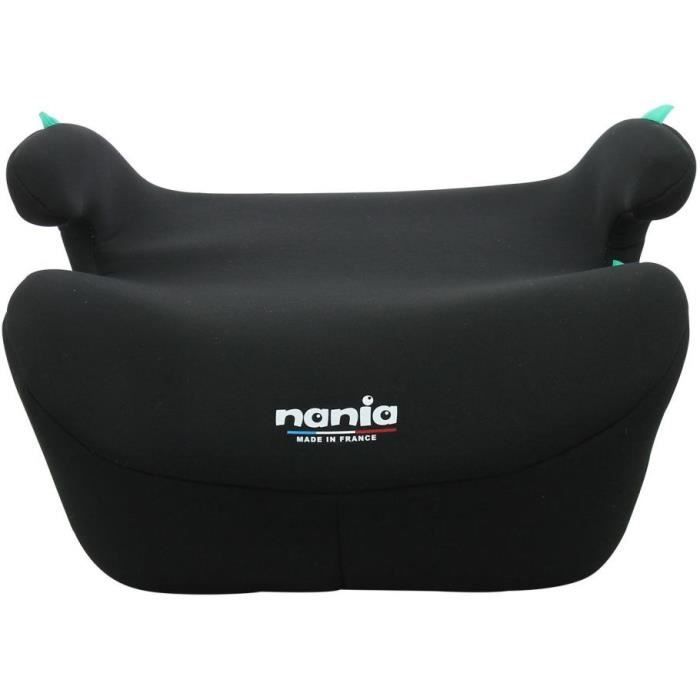 Siège auto réhausseur - NANIA - Bubble - Groupe 3 - 126-150 cm - I-Size - Ceinturé - Noir
