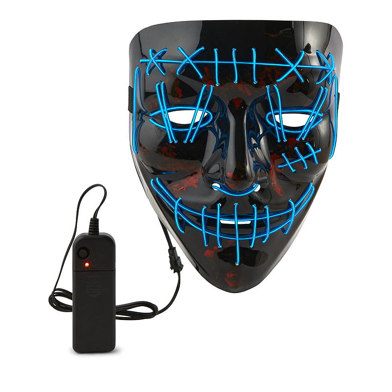 Beleuchtete Halloween-Maske mit LED