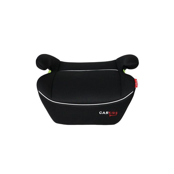 SEGGIOLINO AUTO PER BAMBINI, 125-150 CM, TAGLIA R129, NERO CON STRISCIA BIANCA