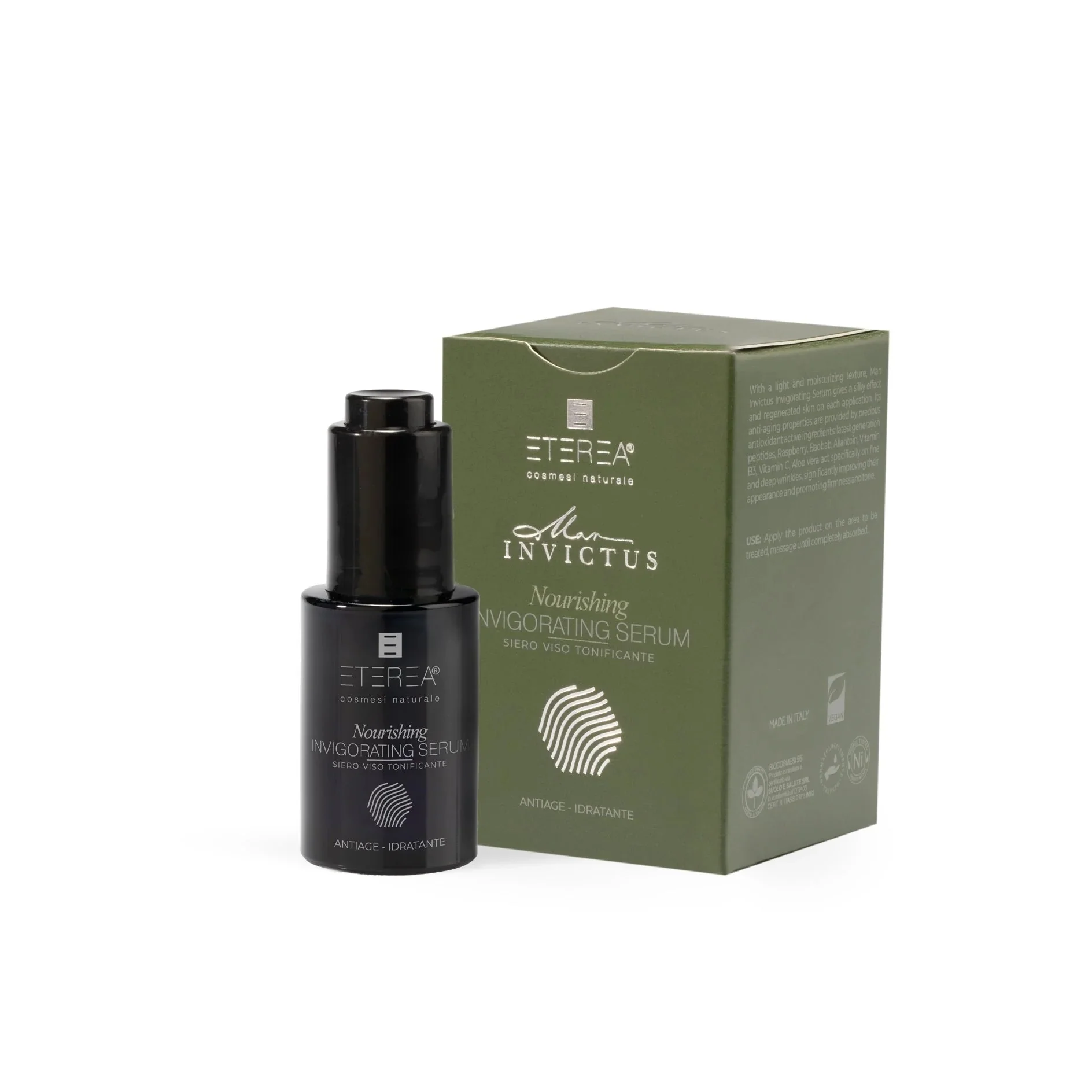 Men Invictus Nourishing Invigorating Serum - Siero viso antirughe