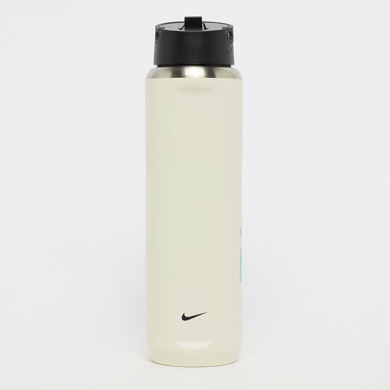 Edelstahl-Wiederaufladbare Trinkflasche mit Strohhalm