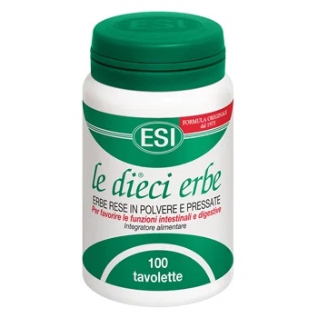 ESI Esi Zehn Kräuter 100 Tabletten Nahrungsergänzungsmittel