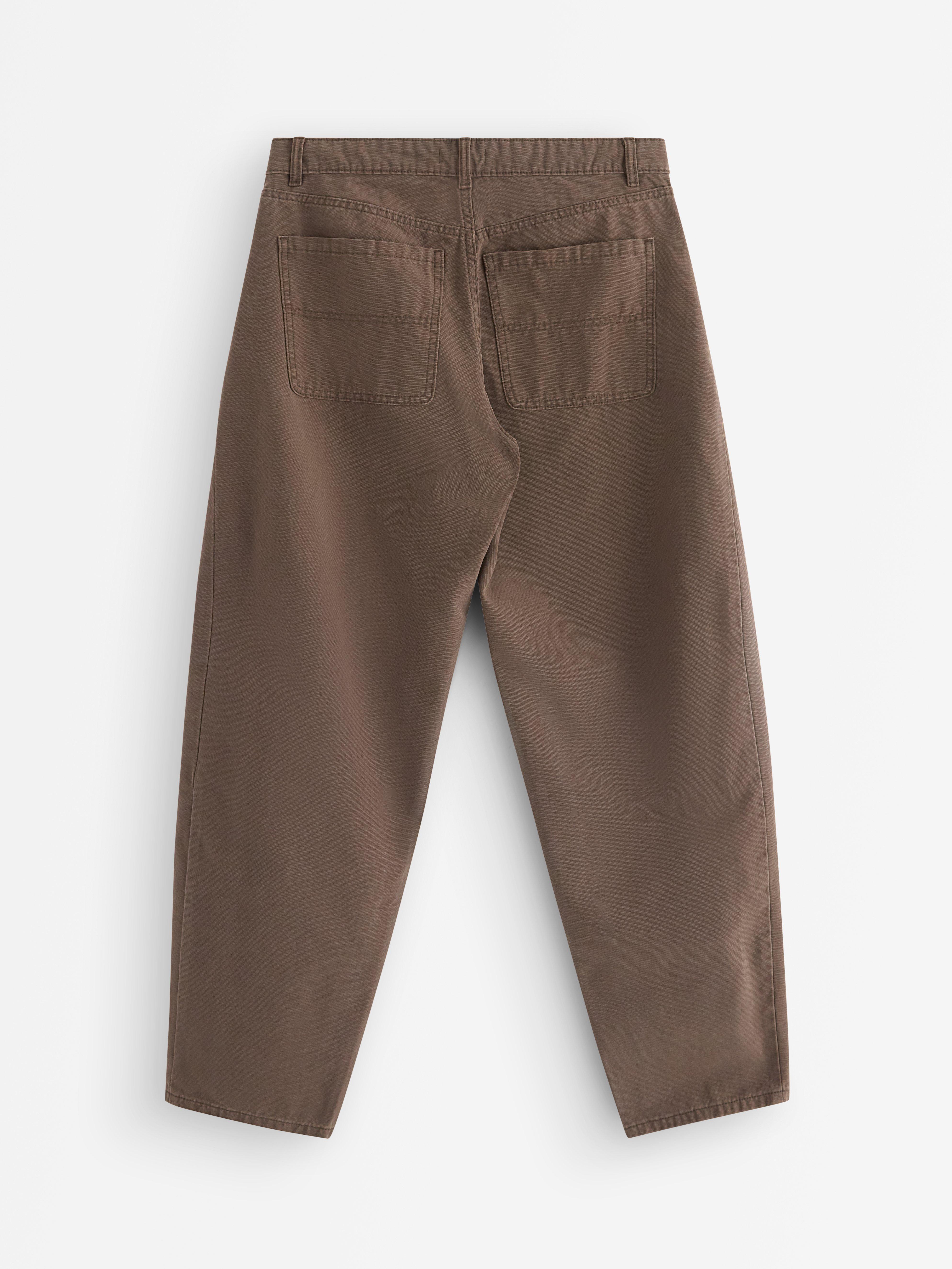 Pantalones BARREL marrones
