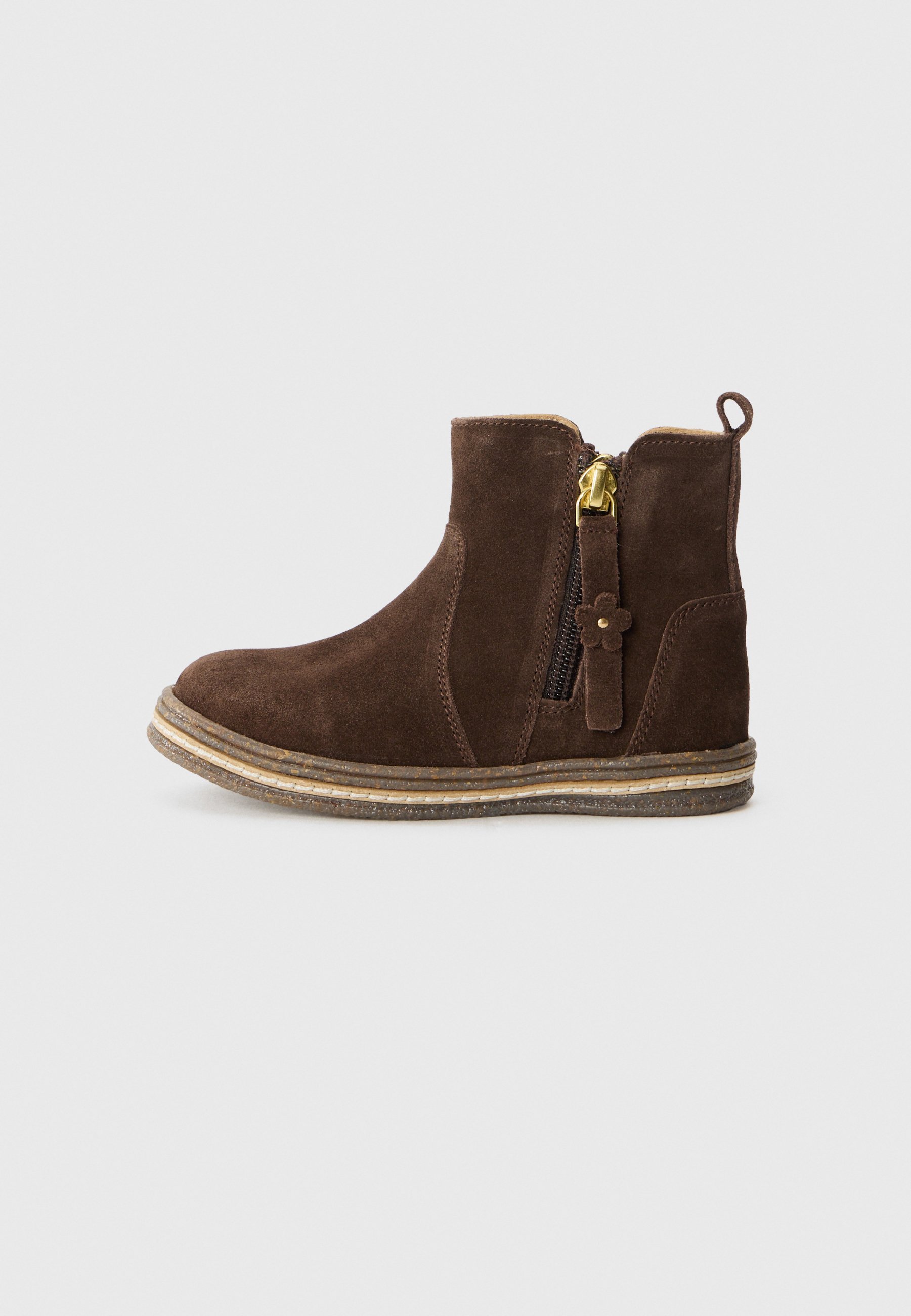 Friboo LEATHER - Klassieke enkellaarsjes - donkerbruin