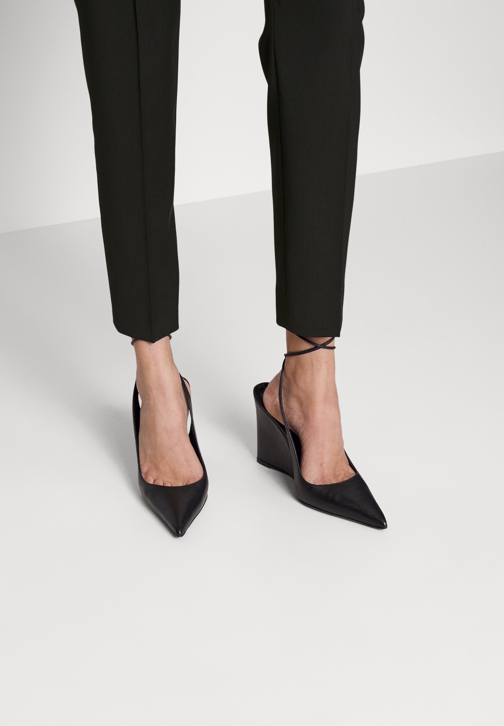 BOSS TILUNAH - Broek - zwart