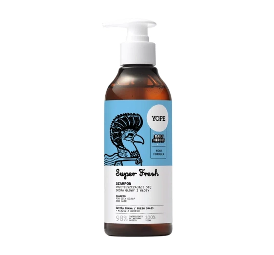 Yope Naturalny szampon Świeża Trawa 300ml