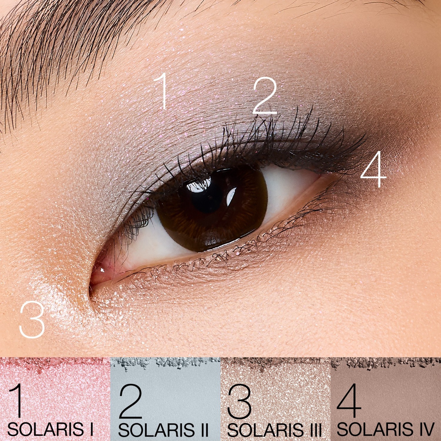 NARS akių šešėlių keturkampis rinkinys - 4,8 g