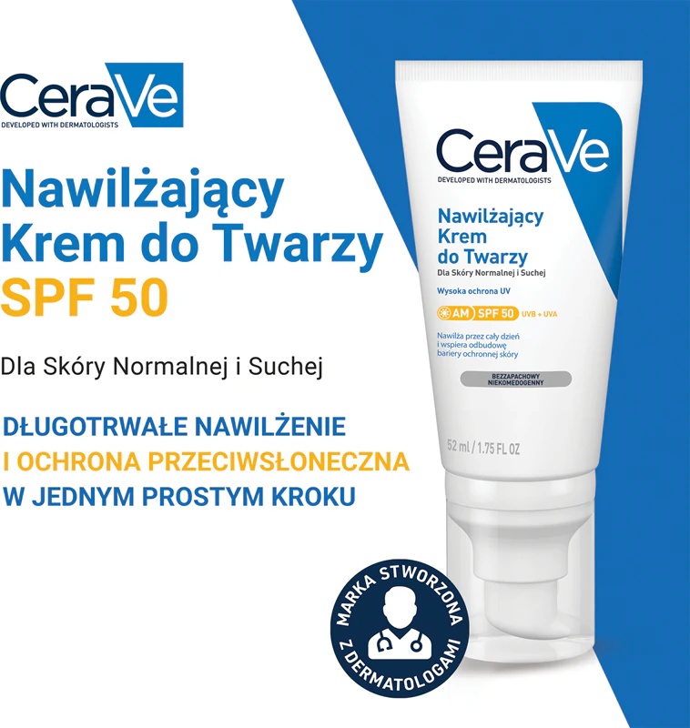 CeraVe Moisturizers vlažilni losjon za obraz z ZF 50