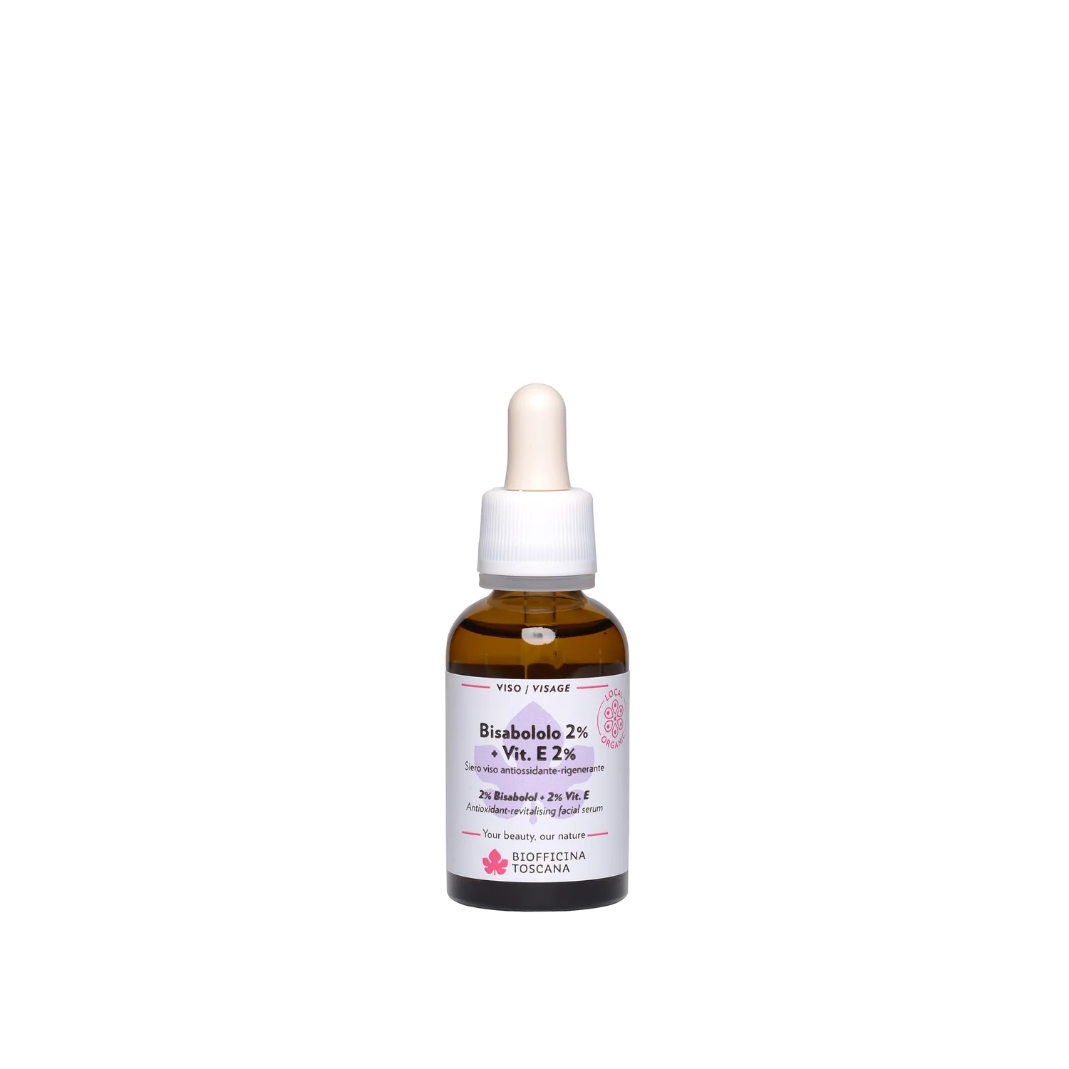 Antiossidante Bisabololo 2% + Vit. E 2% - Trattamento Rigenerante, Siero viso effetto globale
