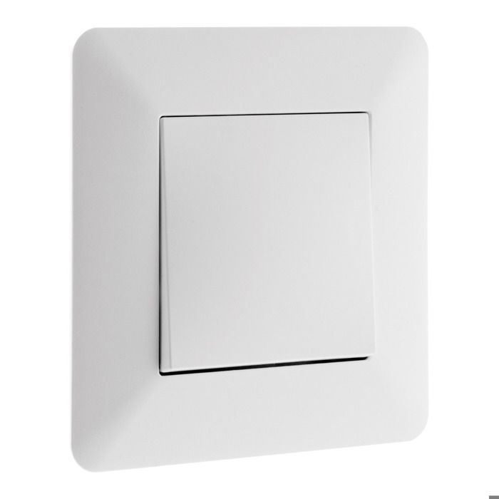 Interruttore bidirezionale bianco - Artezo - Zenitech