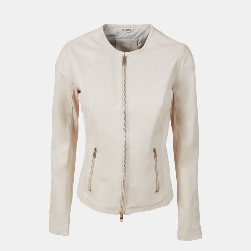 Biker da donna in pelle