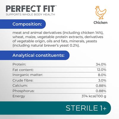 Perfect Fit Sterile 1+ Reich an Hühnchen