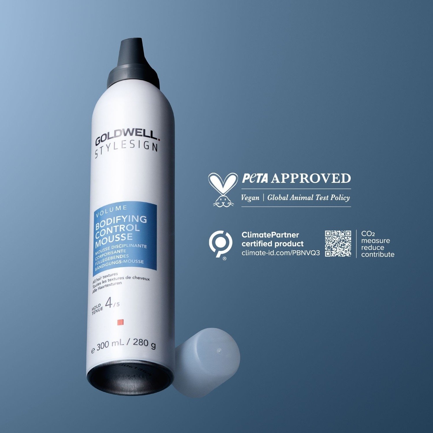 „Goldwell Stylesign Bodyifying Control“ plaukų putos, 300 ml