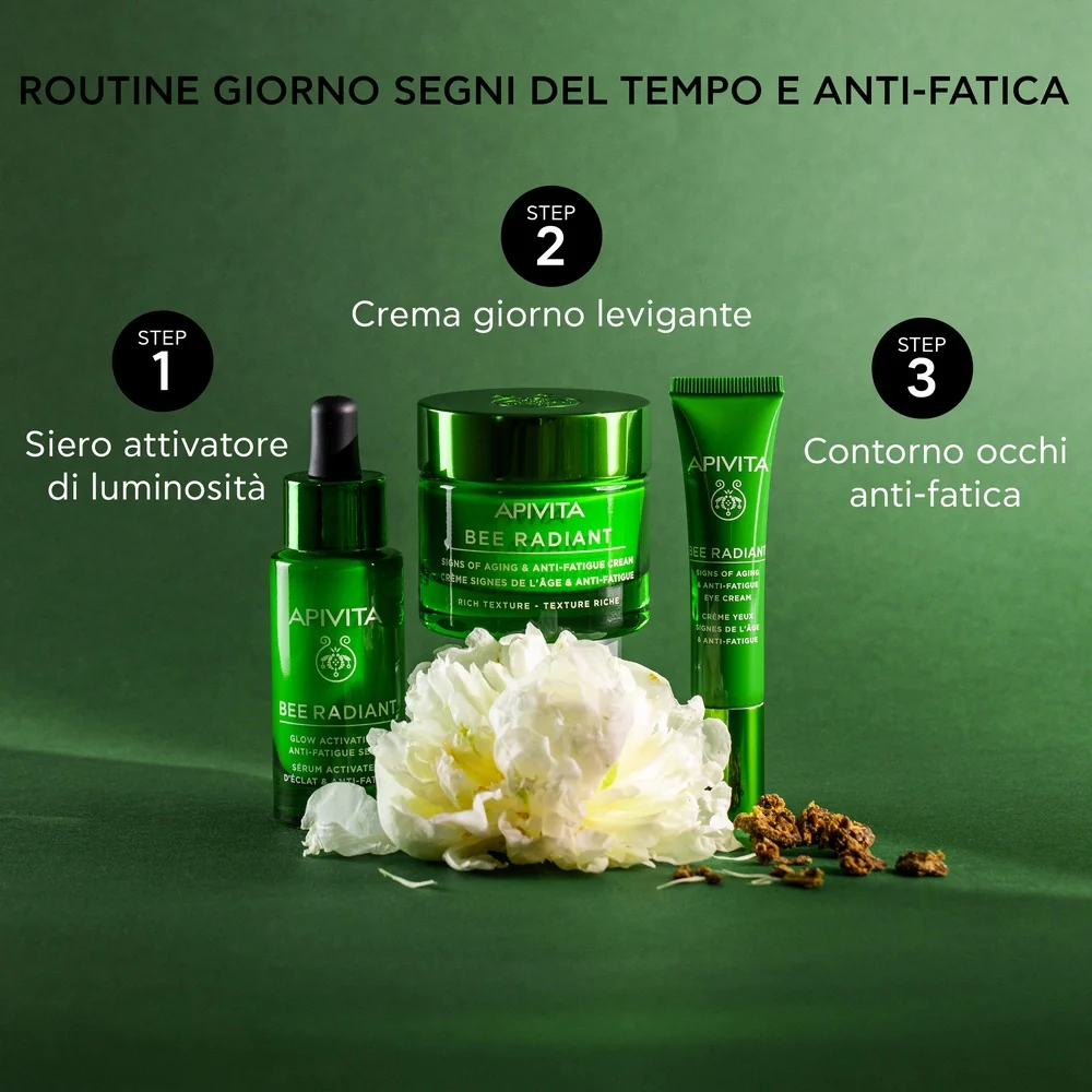 Bee Radiant Siero Attivatore di Luminosità e Anti-Fatica - Siero viso primi segni