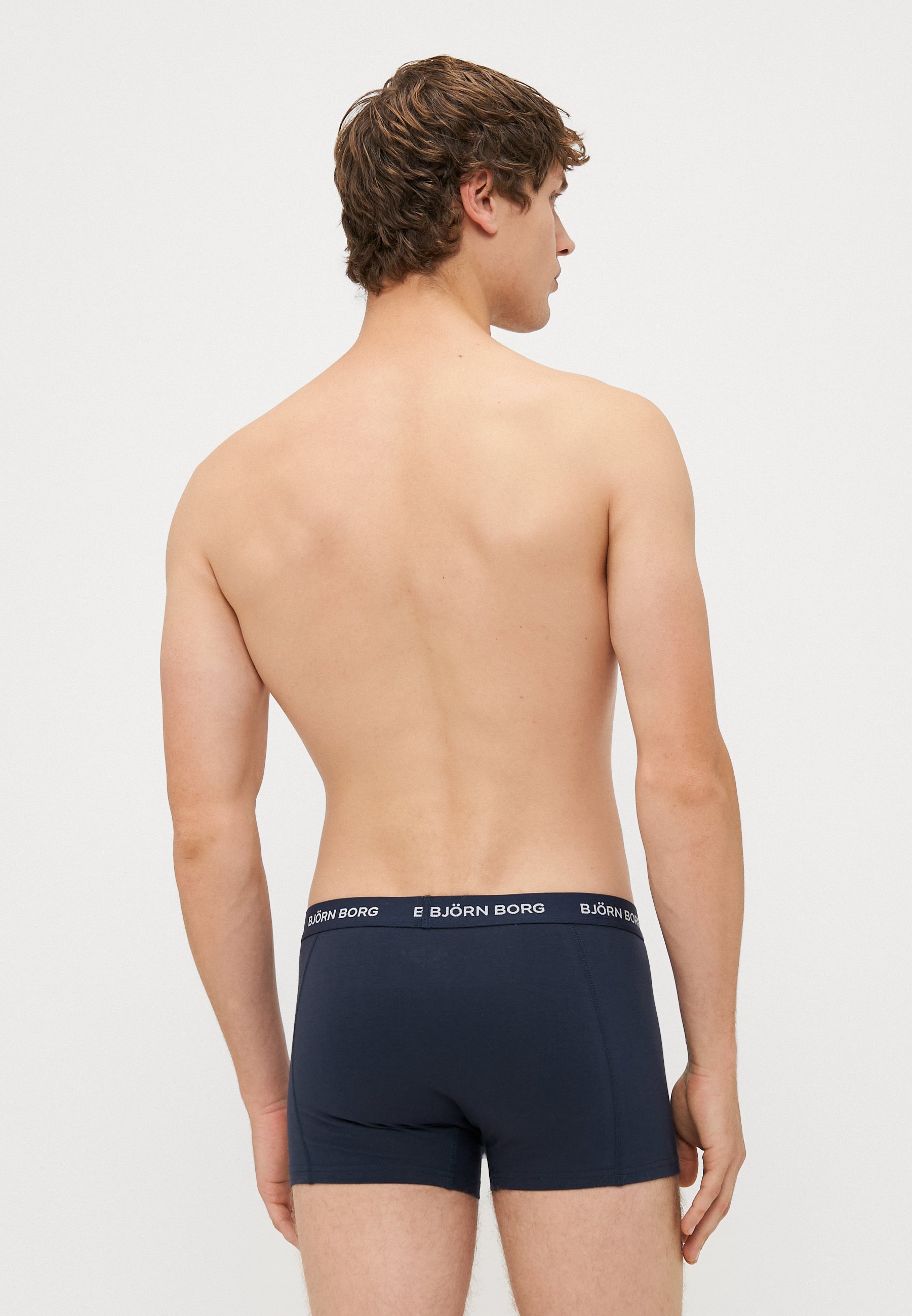 Björn Borg TRUNK 3-PACK - Boxershorts - wit/zwart/donkerblauw