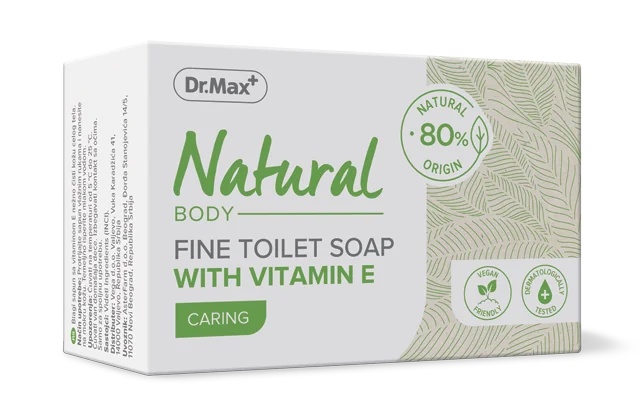 DR. MAX Dr.Max Natürliche, sanfte Toilettenseife mit Vitamin E 90 g Sanfte Intimseife mit Vitamin E