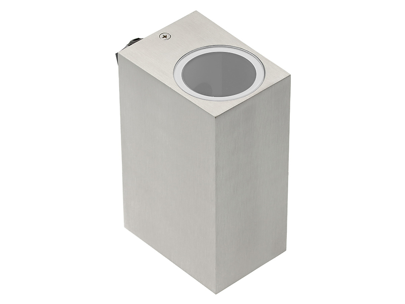 Kinkiet zewnętrzny Tiago 15 cm aluminiowy szary