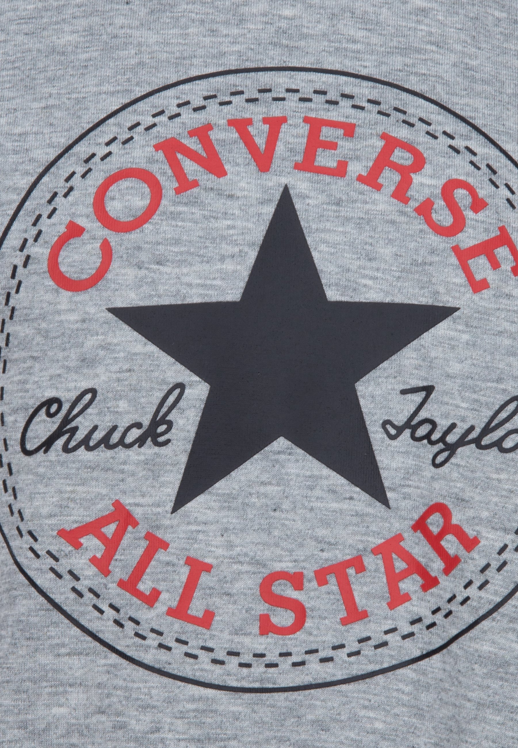 T-shirt Converse CORE CHUCK PATCH - Imprimé - Gris chiné foncé
