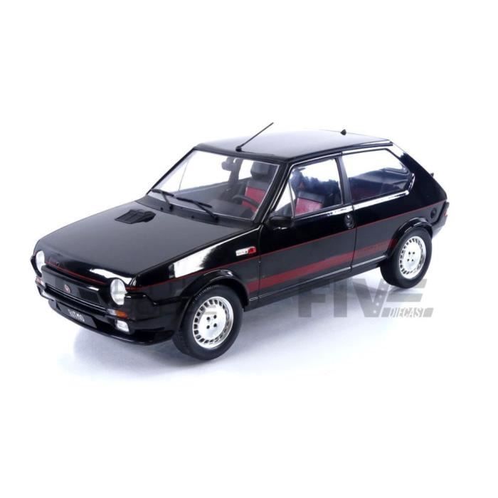 Voiture Miniature de Collection - FIAT - Ritmo TC 125 Abarth - 1980 - Noir - 1/18