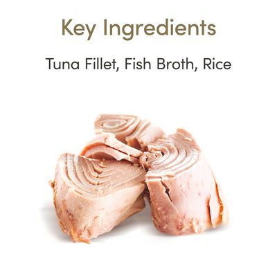 Applaws Dosenfutter für ausgewachsene Katzen, Thunfisch/Fisch in Brühe, 156 g
