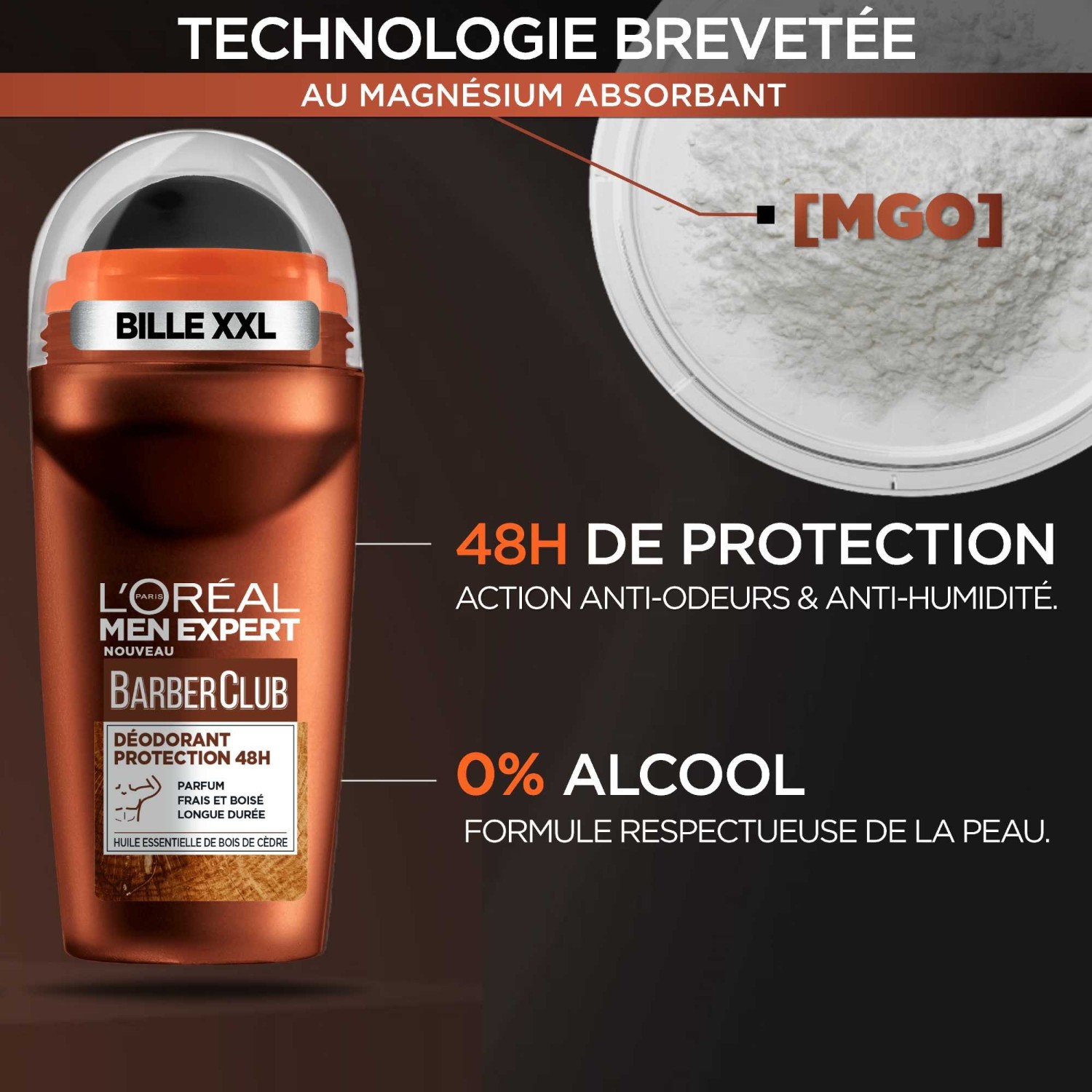 L´Oréal Men Expert Expert BarberClub Déodorant Bille Protection 48h