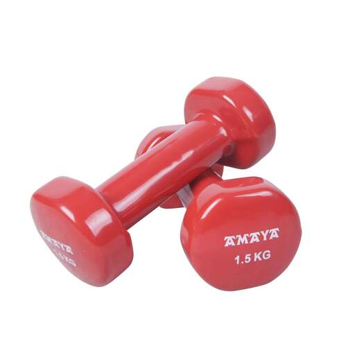 Mancuernas De Vinilo Amaya Sport (set 2 Unds) (1,5 Kg.)