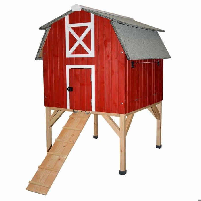 Gallinero Duvoplus Woodland Design Red Barn